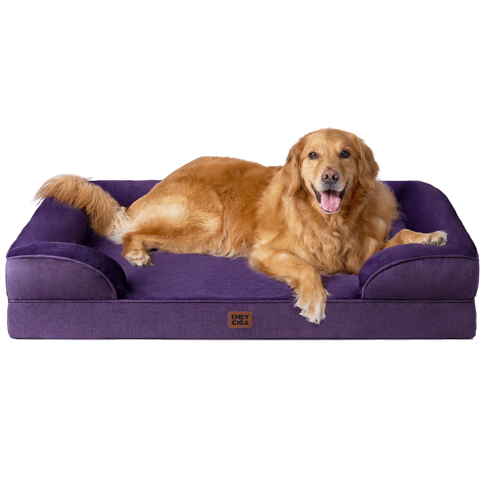 EHEYCIGA orthopedic bed with memory foam for large dogs and joint support