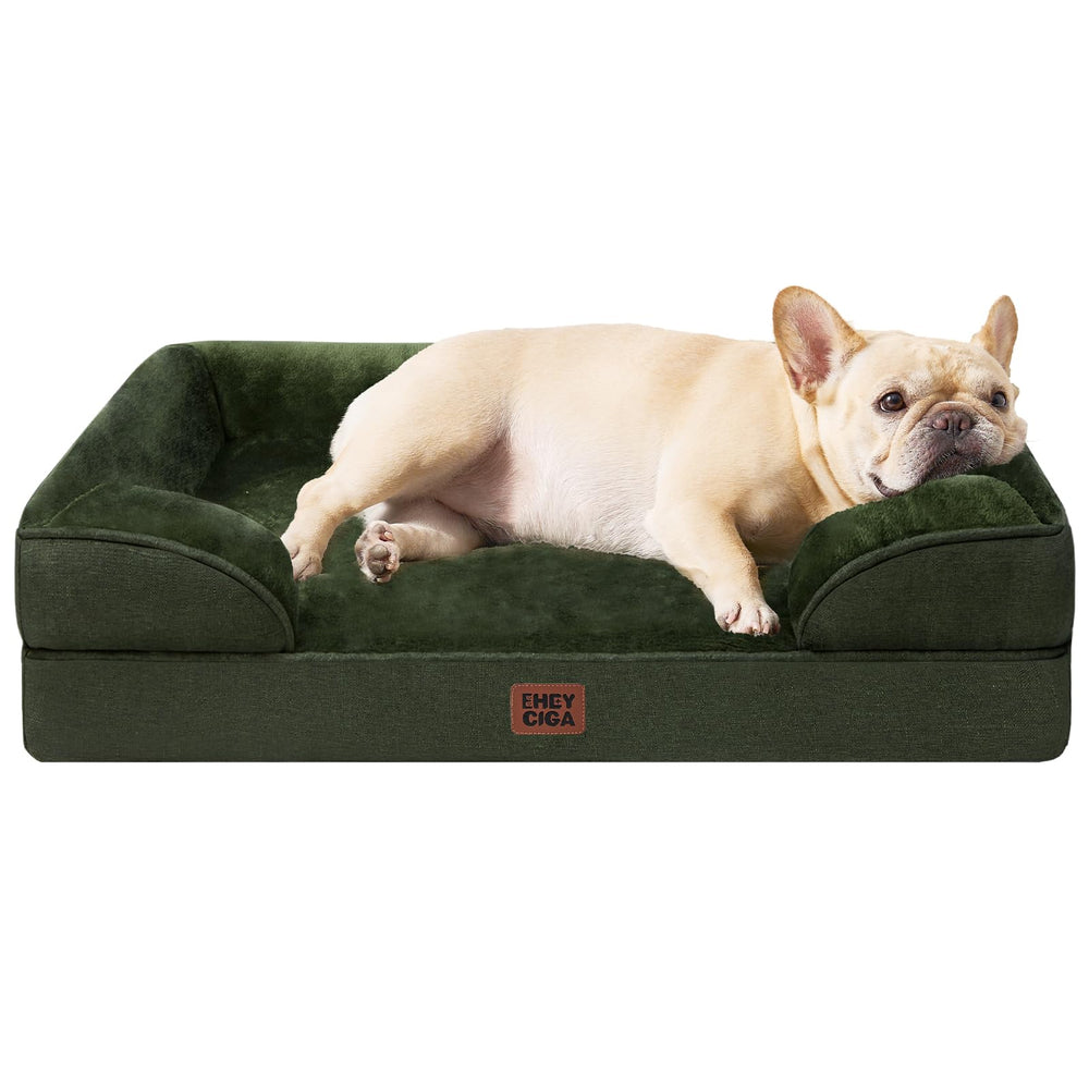 EHEYCIGA orthopedic dog bed with memory foam for comfort and joint support