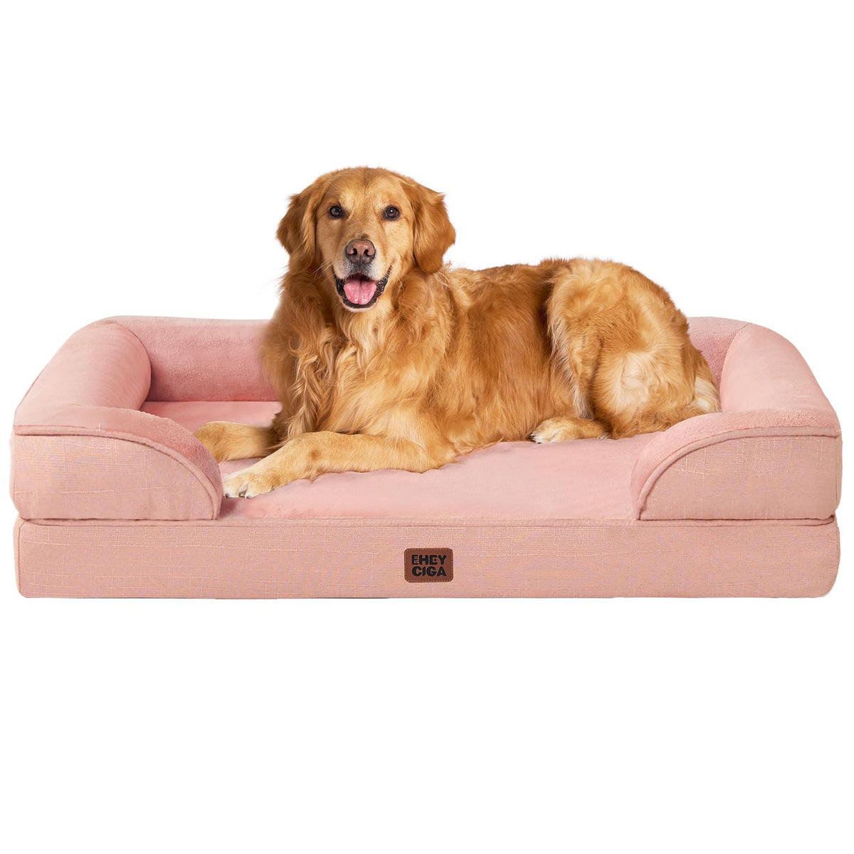 EHEYCIGA orthopedic dog bed memory foam XL top view improves joint support