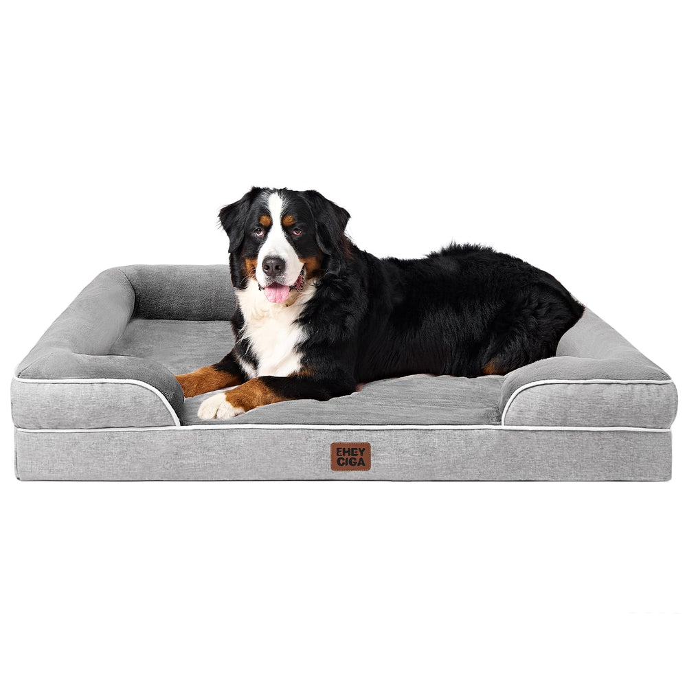 EHEYCIGA orthopedic dog bed with memory foam for XXL dogs, easing joint pressure