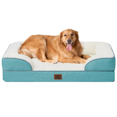 EHEYCIGA orthopedic bed with memory foam supports large dogs.
