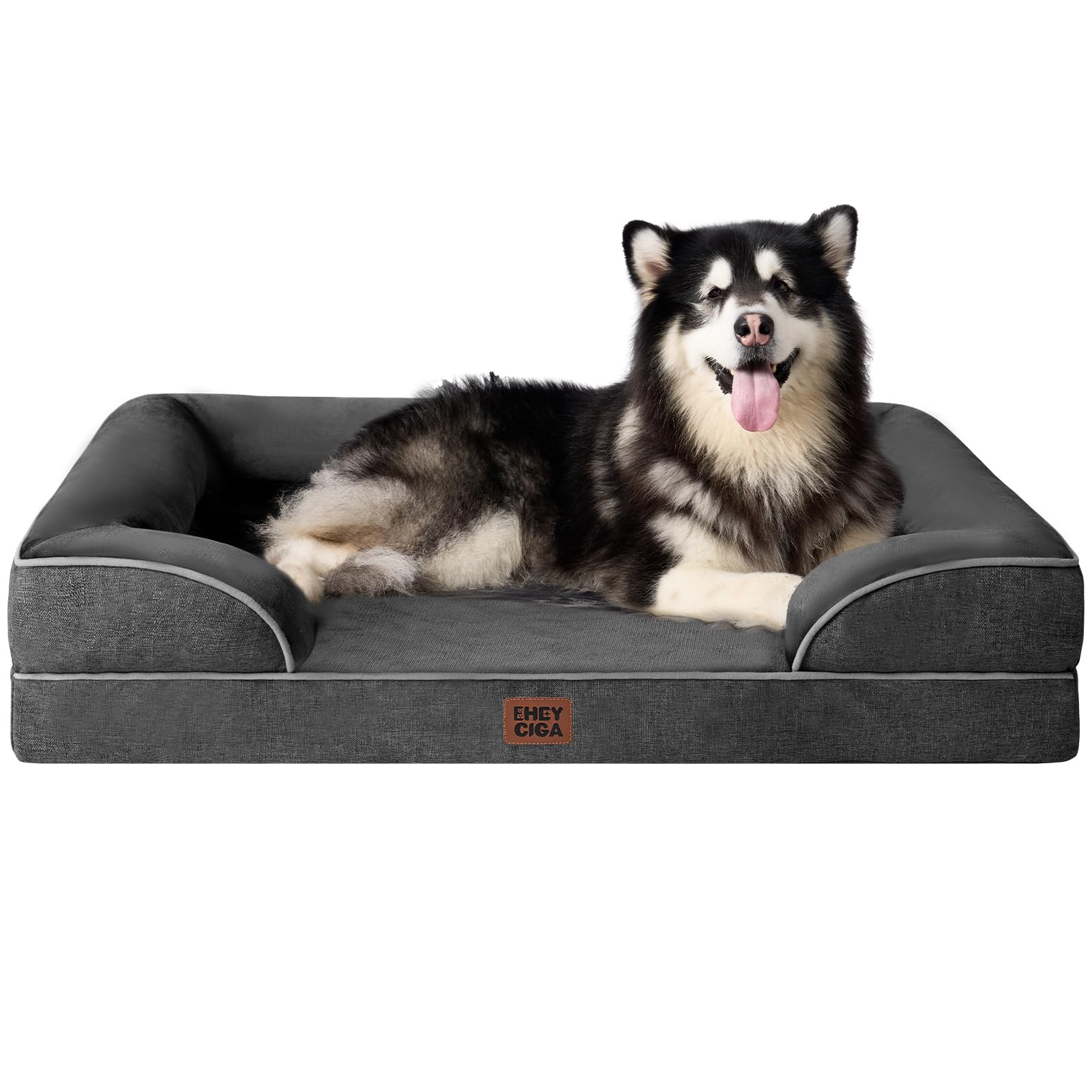 EHEYCIGA orthopedic bed with memory foam offers joint support for extra large dogs.