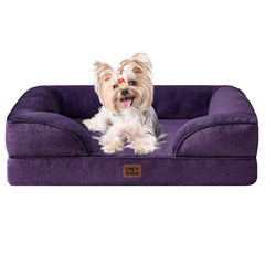 EHEYCIGA orthopedic dog bed with memory foam core for joint comfort.