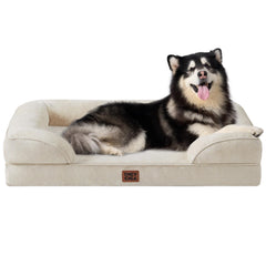 EHEYCIGA orthopedic memory foam bed close-up showing balanced support.