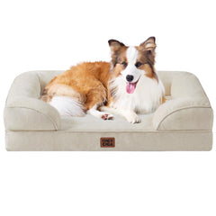 EHEYCIGA orthopedic dog bed with memory foam offers balanced joint support.