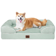 EHEYCIGA orthopedic dog bed with memory foam supports joints and distributes pressure.
