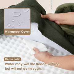 EHEYCIGA bed features non-slip bottom to stay in place.
