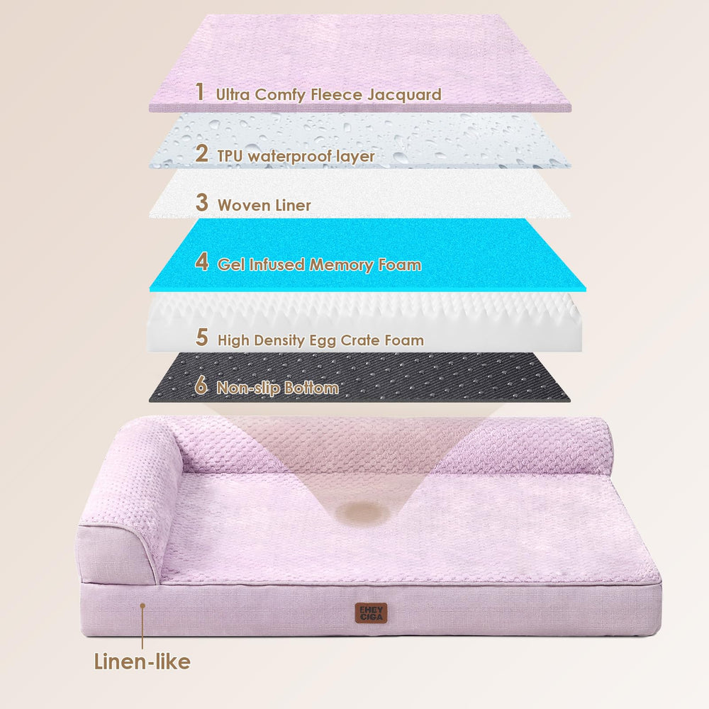 Soft flannel sleeping surface creates a cozy resting area.
