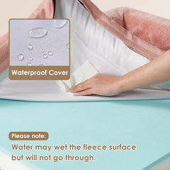 Waterproof inner layer of the EHEYCIGA bed keeps the interior dry.