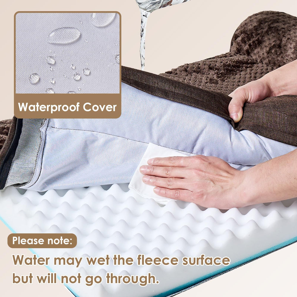 Waterproof film protects the cushion for long-lasting use.