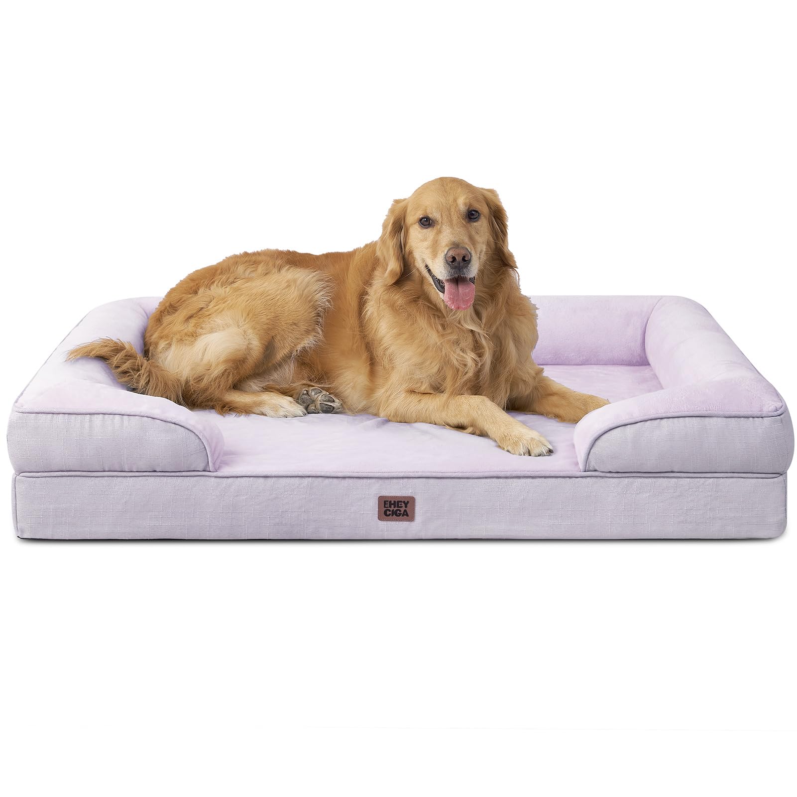 EHEYCIGA orthopedic dog bed XL 44x32 with memory foam for balanced support.