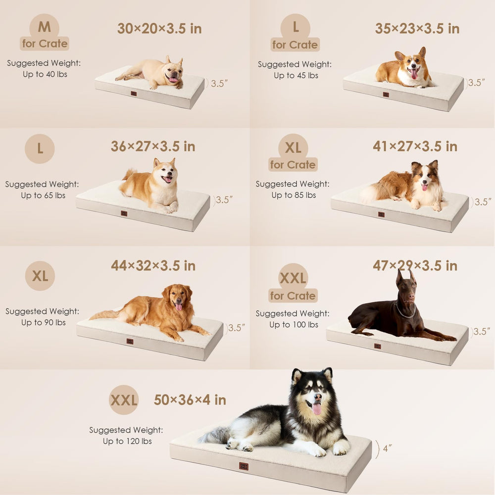 EHEYCIGA foam-core bed showcases 3.5-inch high-density support.