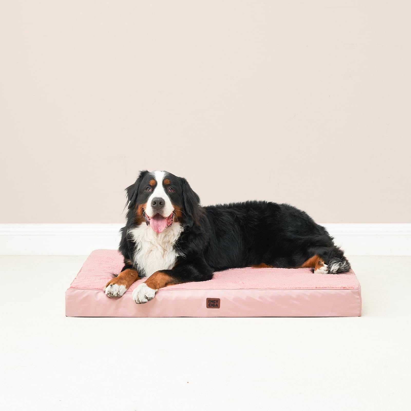 EHEYCIGA orthopedic XL dog bed foam rebound after unpacking shows recovery