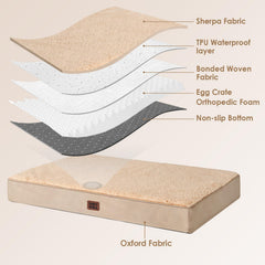 EHEYCIGA removable cover close-up demonstrates easy cleaning and care.