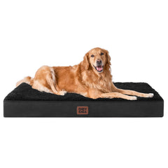 EHEYCIGA orthopedic XL dog bed with removable cover, ideal for crate naps.