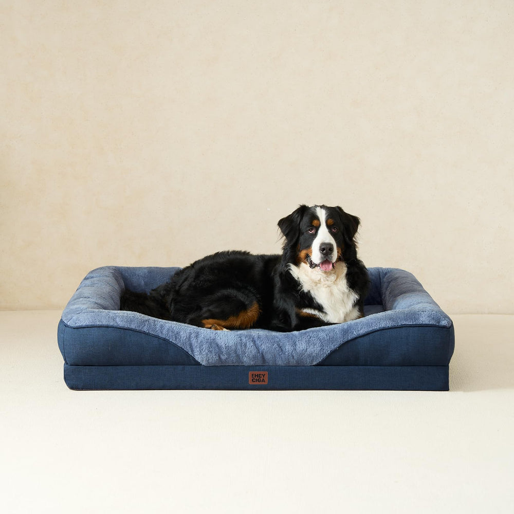 Overall XL bed ready for use in a spacious home