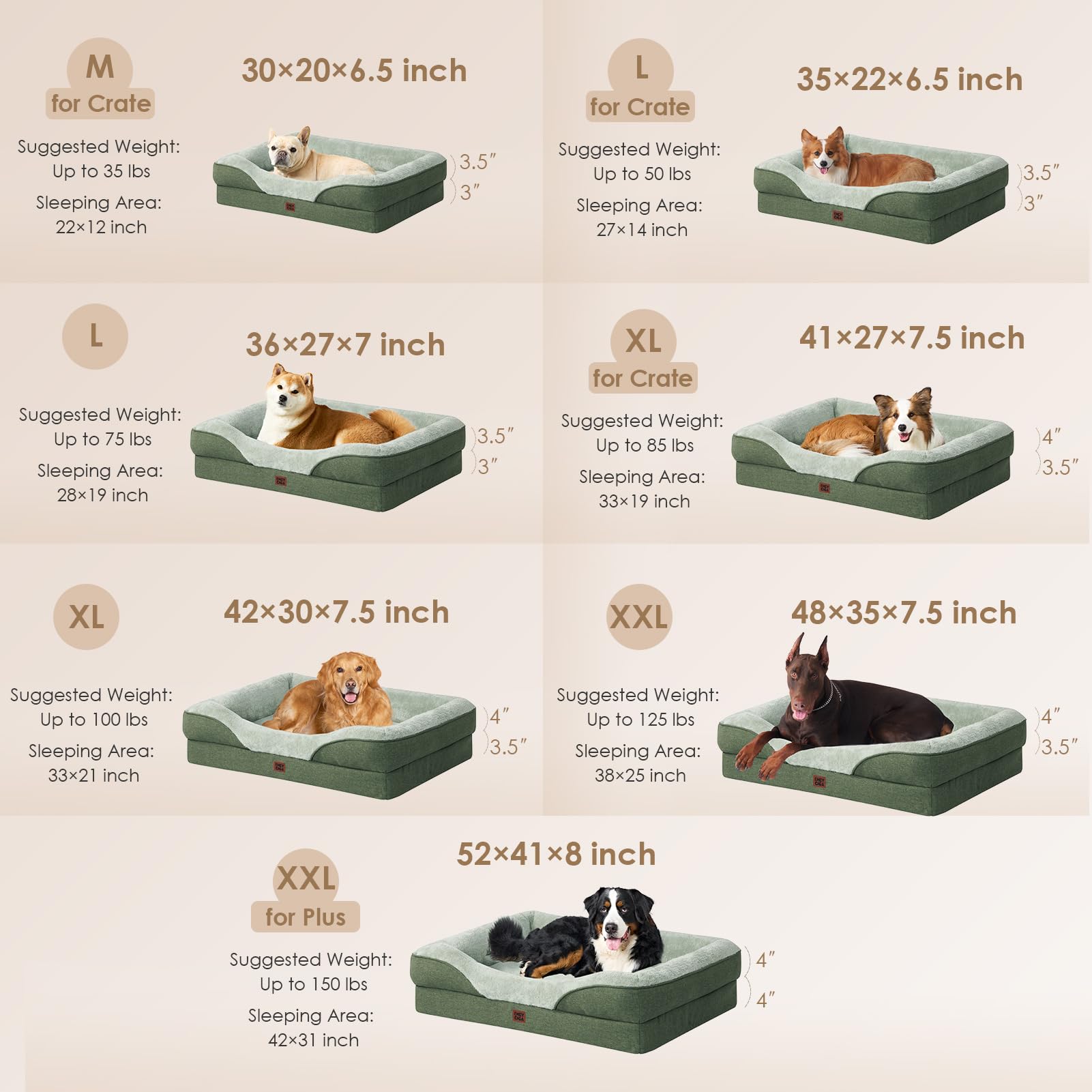 EHEYCIGA bed interior waterproof liner protects core from accidents and odors.