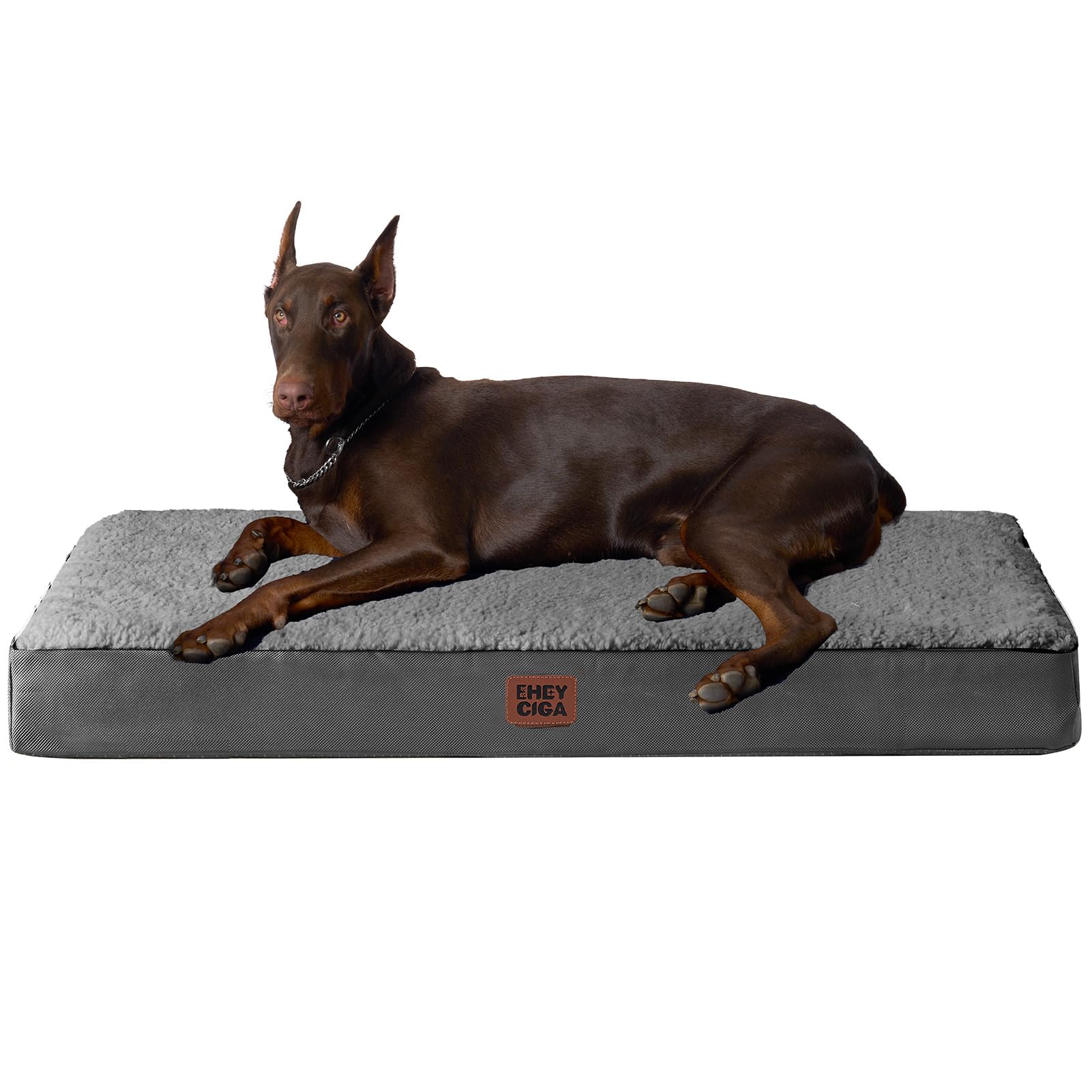 EHEYCIGA orthopedic XXL dog bed 47x29 provides ample space for giant breeds.
