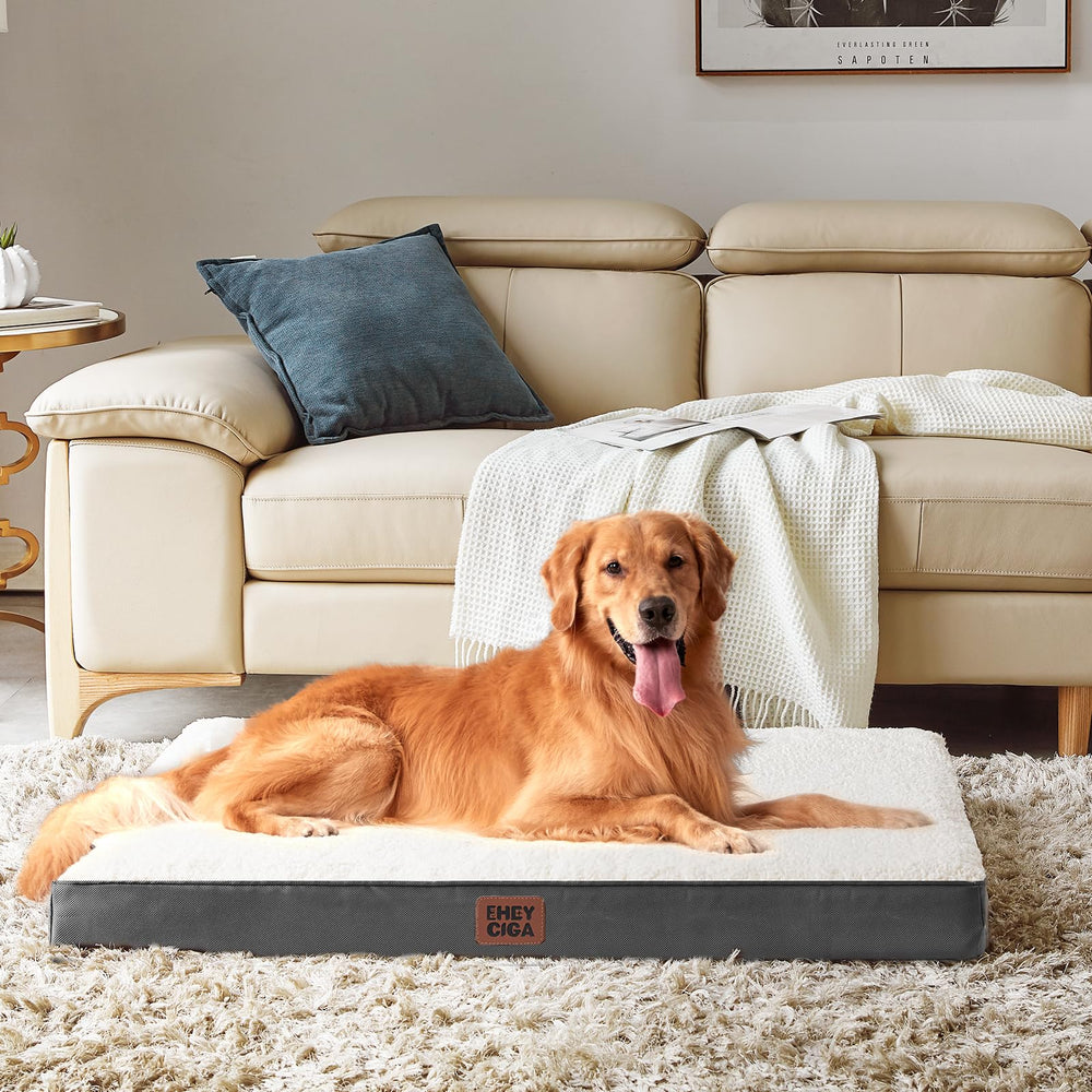 EHEYCIGA bed zipper detail highlights secure removable cover.