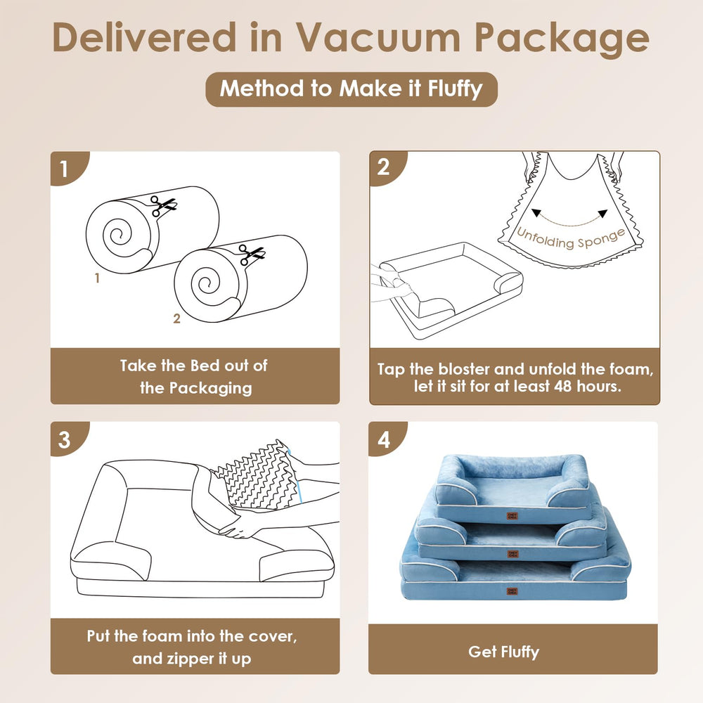 EHEYCIGA removable washable cover demonstrates easy cleaning and care.