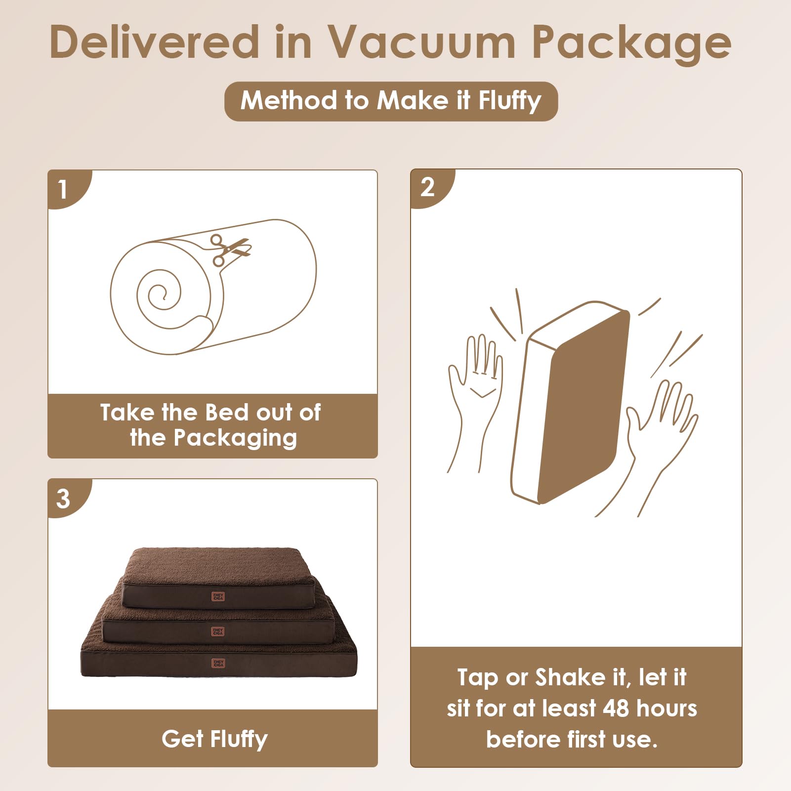 EHEYCIGA removable machine washable cover allows easy cleaning after outdoor adventures.