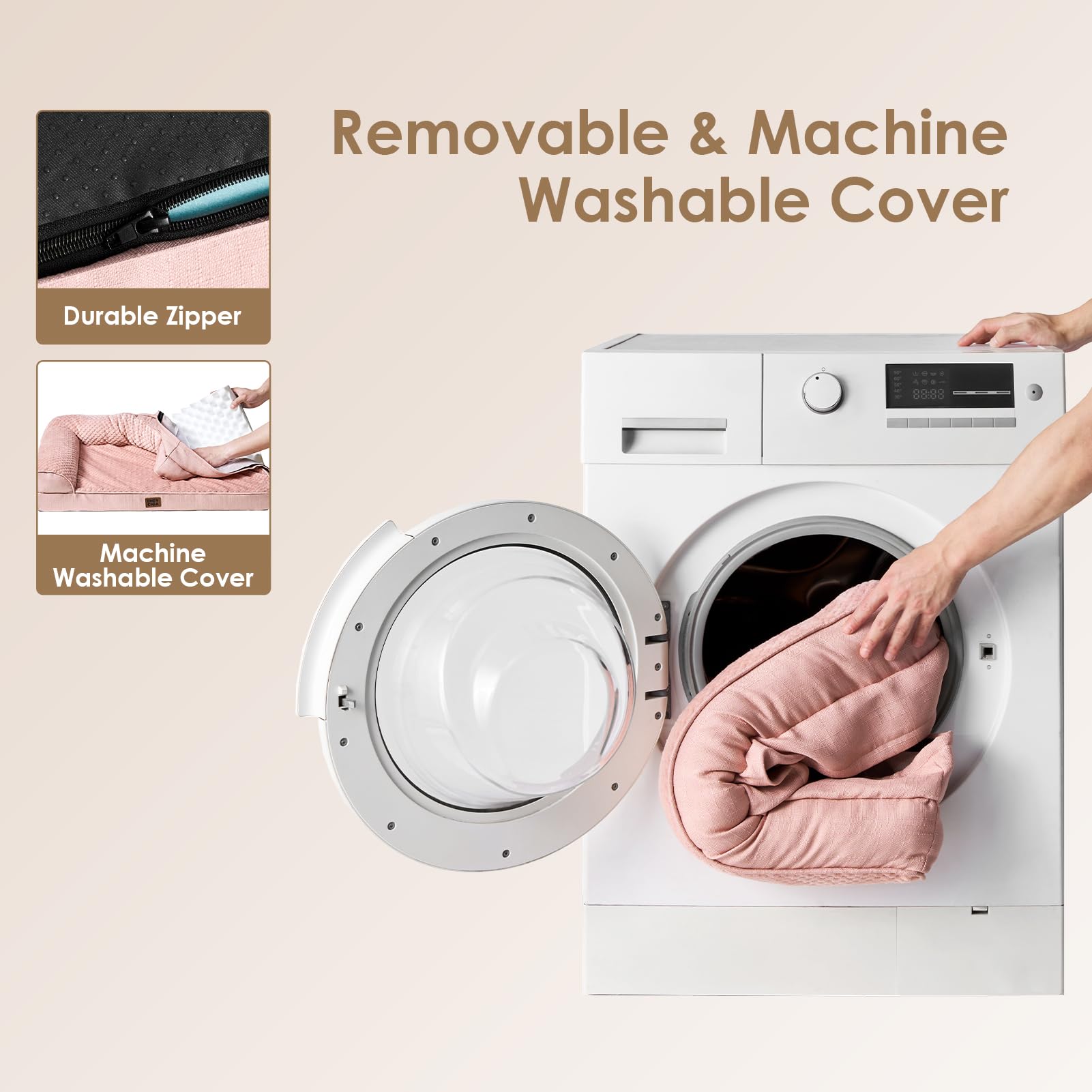 EHEYCIGA removable washable cover makes cleaning easy