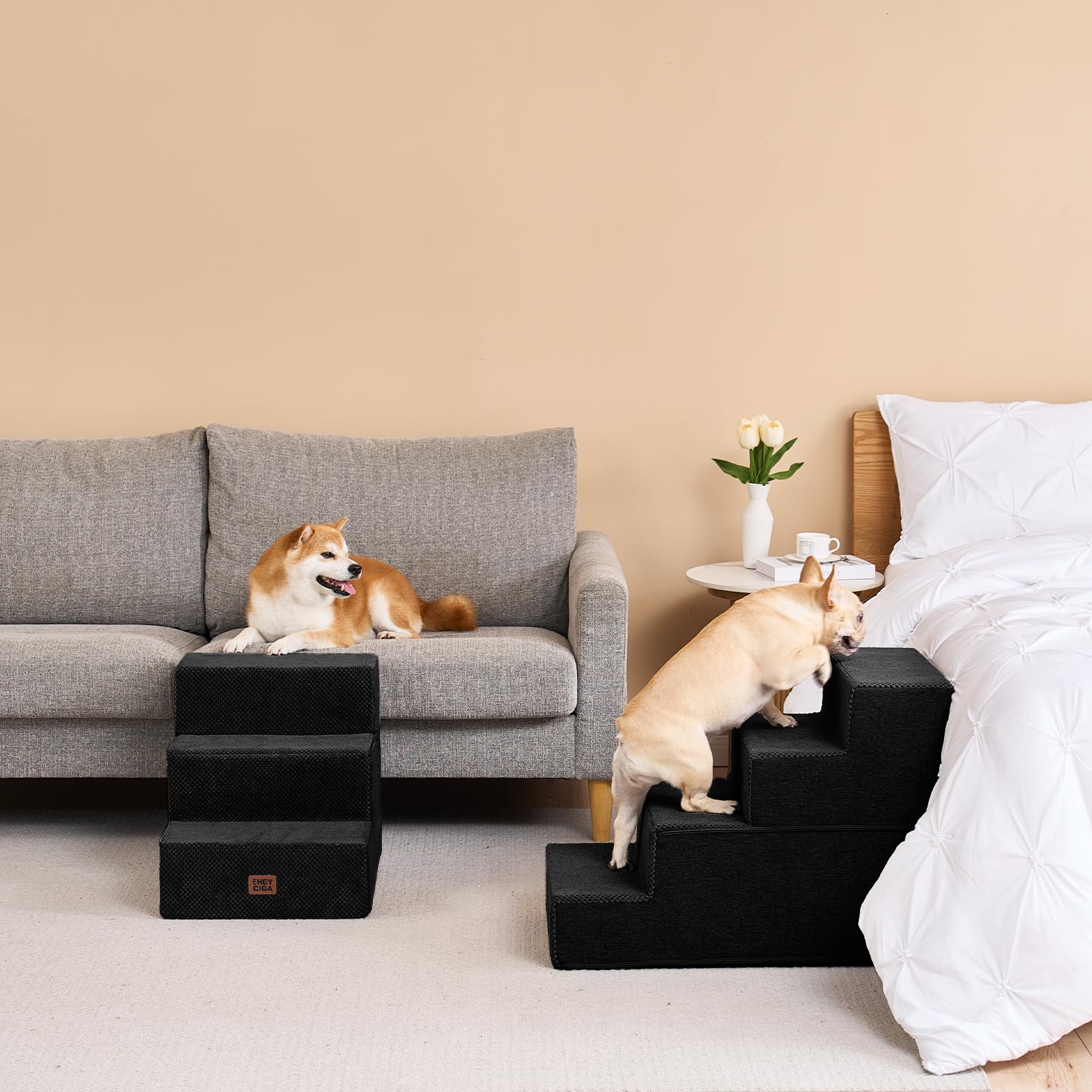 EHEYCIGA removable washable cover makes cleaning quick and simple.