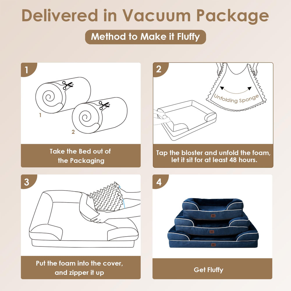 EHEYCIGA removable cover with zipper for easy washing.