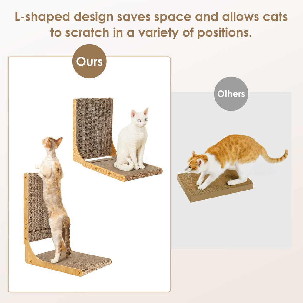 EHEYCIGA reversible front-back surface extends scratcher lifespan with easy flipping