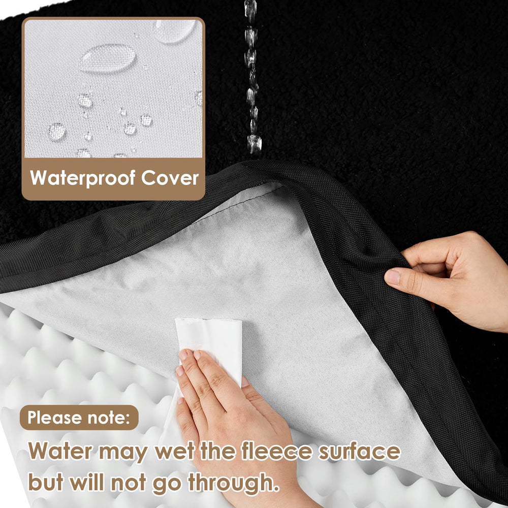 EHEYCIGA sherpa top softness provides plush comfort for pets