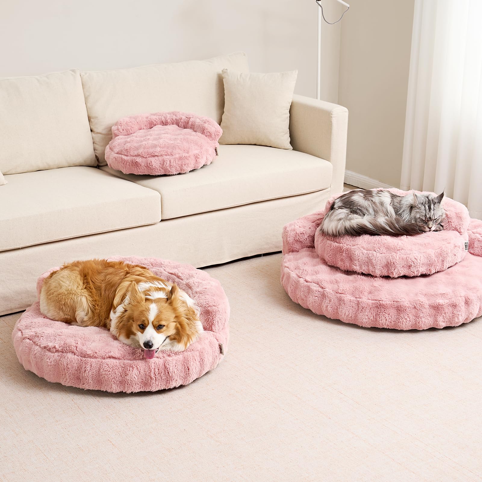 EHEYCIGA soft cat couch bed cozy nap time on demand.