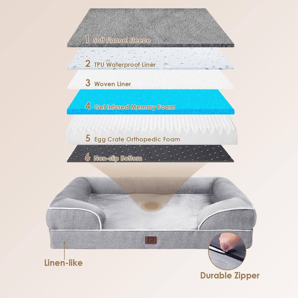 EHEYCIGA soft fleece sleeping surface for warm, inviting comfort