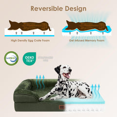 EHEYCIGA three-sided bolsters provide neck and head support for restful sleep.