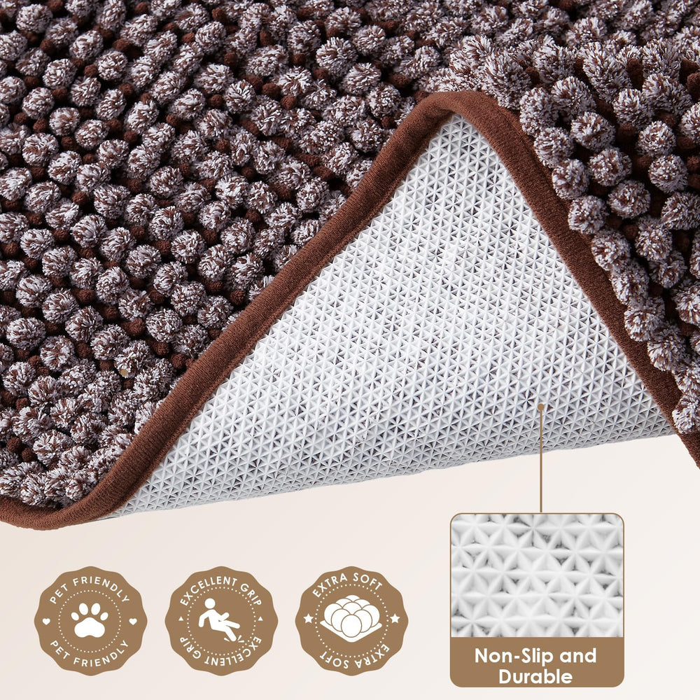 EHEYCIGA versatile mat doubles as boot tray near entrances.
