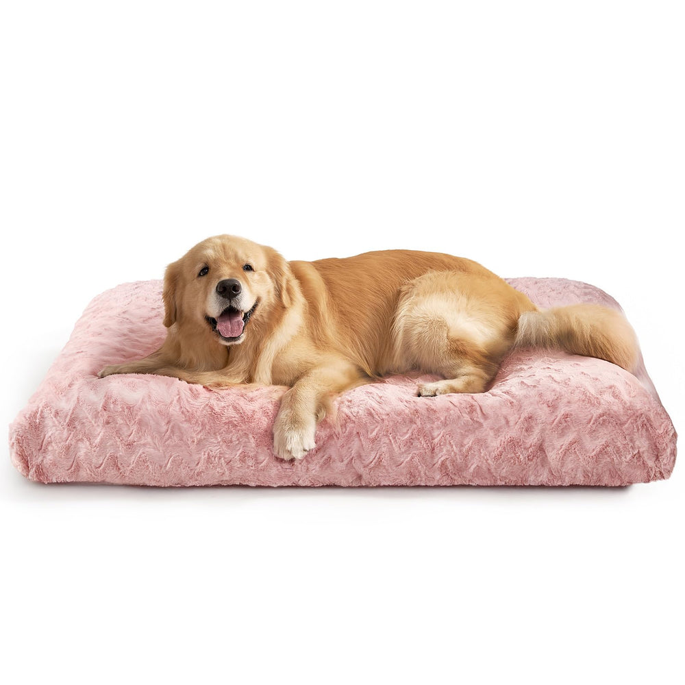 EHEYCIGA Washable XL Dog Bed 41x27 pink offers roomy crate rest