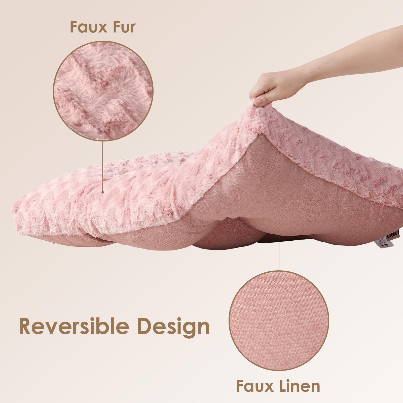 EHEYCIGA Machine-washable bed makes cleaning quick