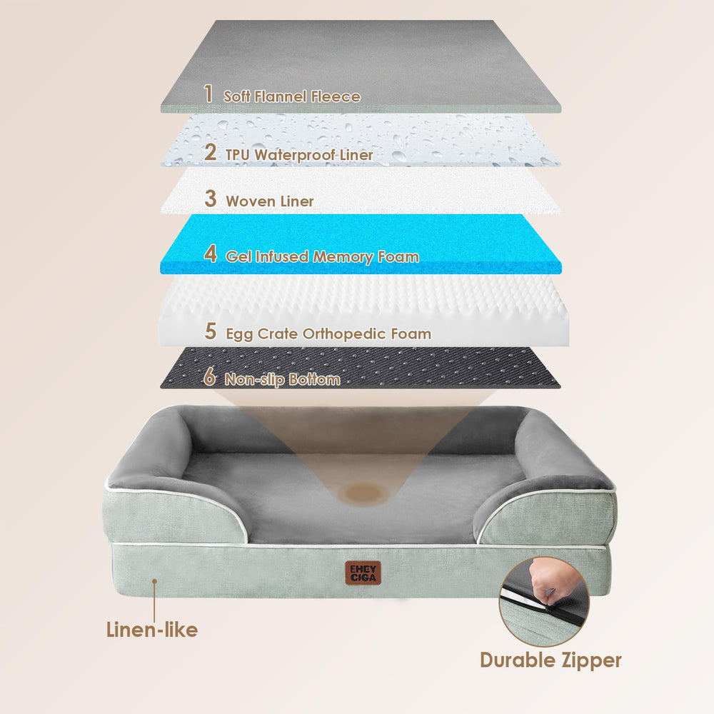 EHEYCIGA waterproof cover helps keep the sleeping area dry.