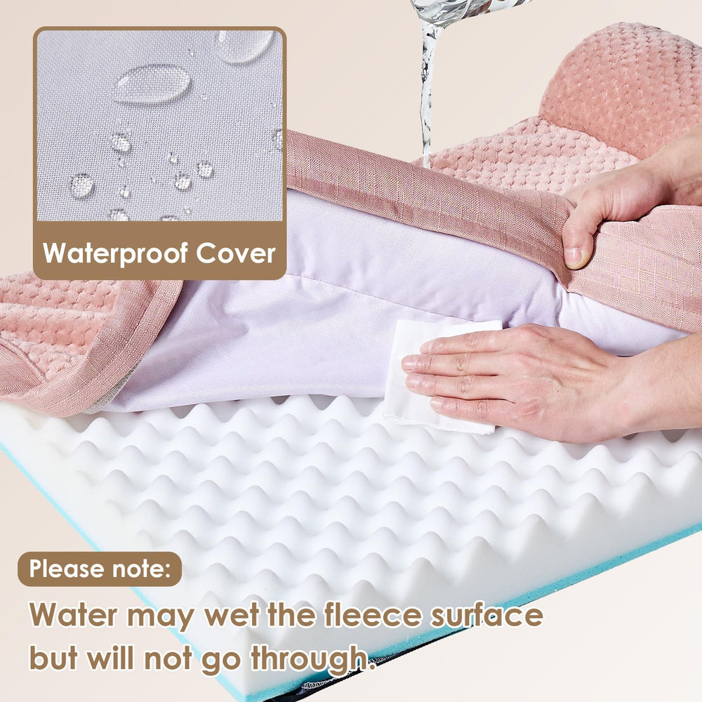 EHEYCIGA waterproof film and faux linen side for durability and breathability