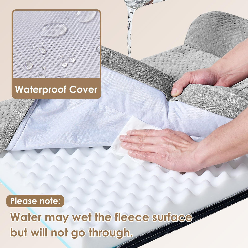 EHEYCIGA waterproof film and linen-like side for durability and breathability.