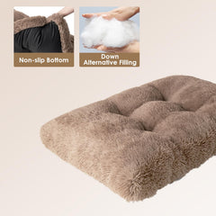 EHEYCIGA XL dog crate bed setup inside crate for calm, secure space.
