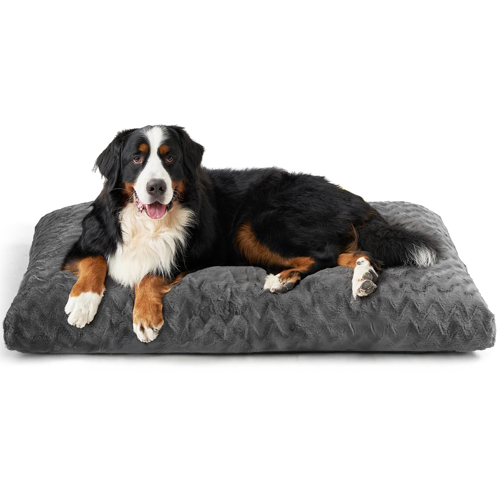 EHEYCIGA XXL dog bed in charcoal crate-ready for extra-large dogs up to 100 lb