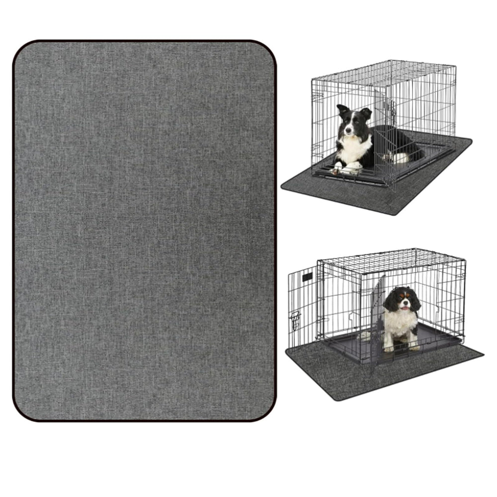 Ehzyaz dog crate mat liner – absorbent surface under the crate