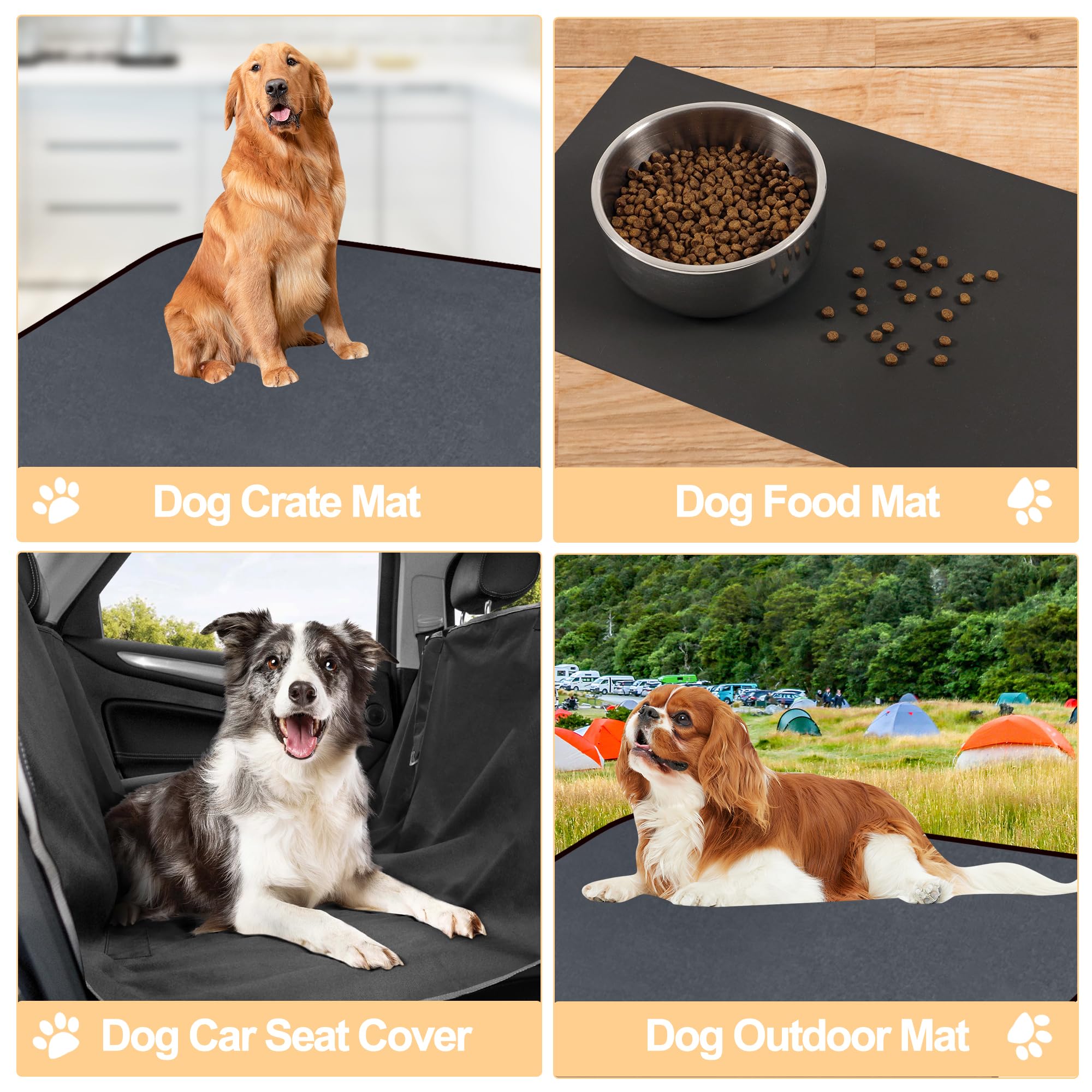 Ehzyaz indoor/outdoor mat protects crates and floors