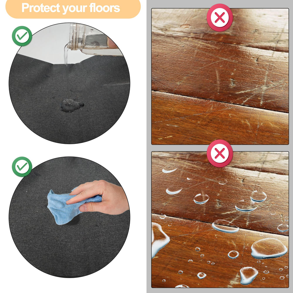 Ehzyaz crate mat bottom – waterproof non-slip layer ensures stability