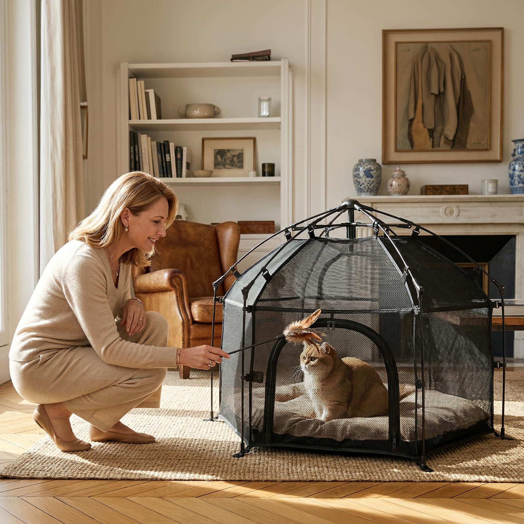EighteenTek Catio indoor-outdoor versatility suits balconies, yards, and travel adventures.