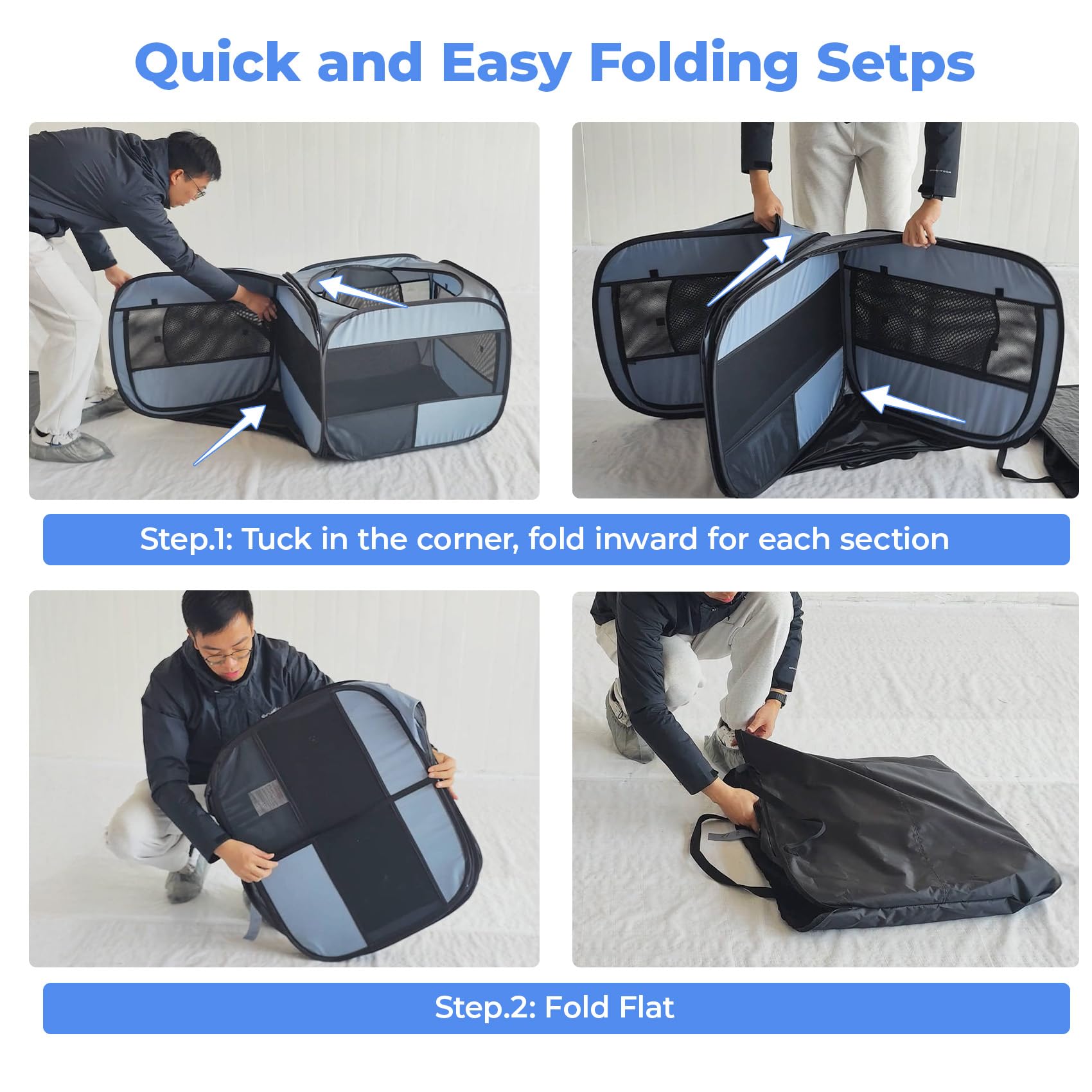 EighteenTek spacious interior supports multiple pets during play