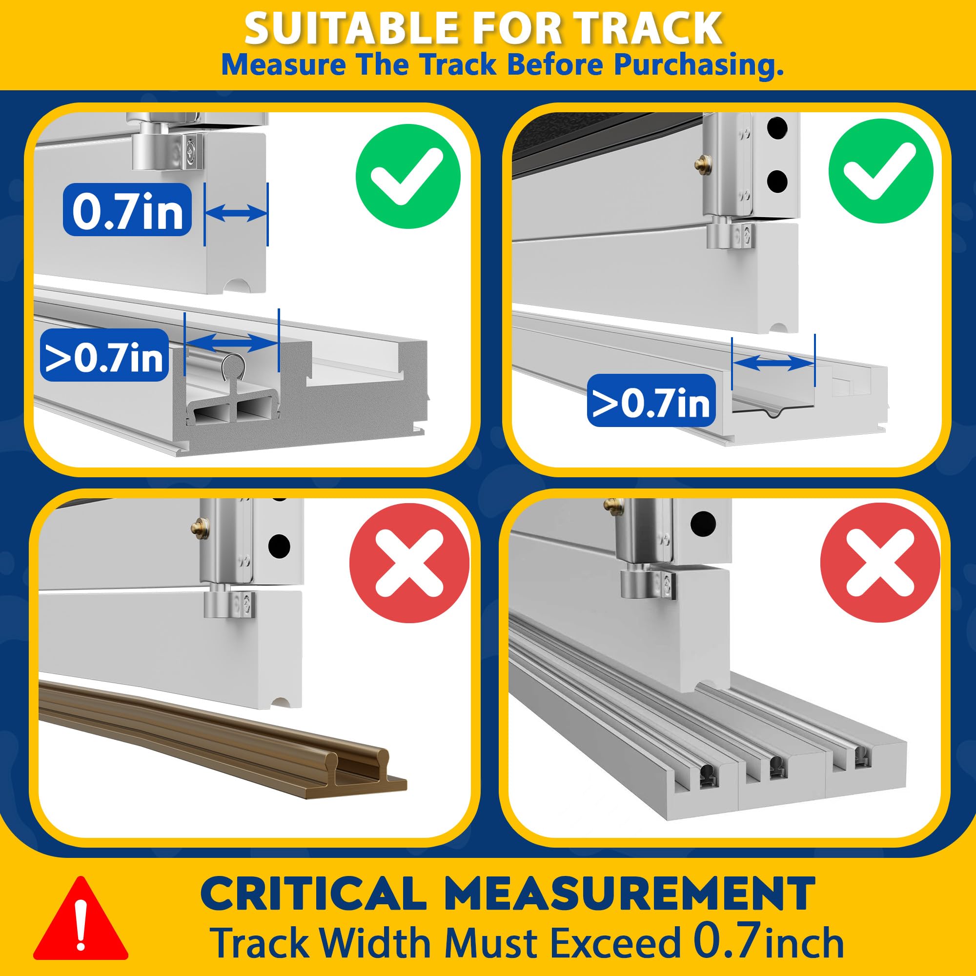 Eillion weatherproof aluminum frame with magnetic seal protects against wind and drafts.