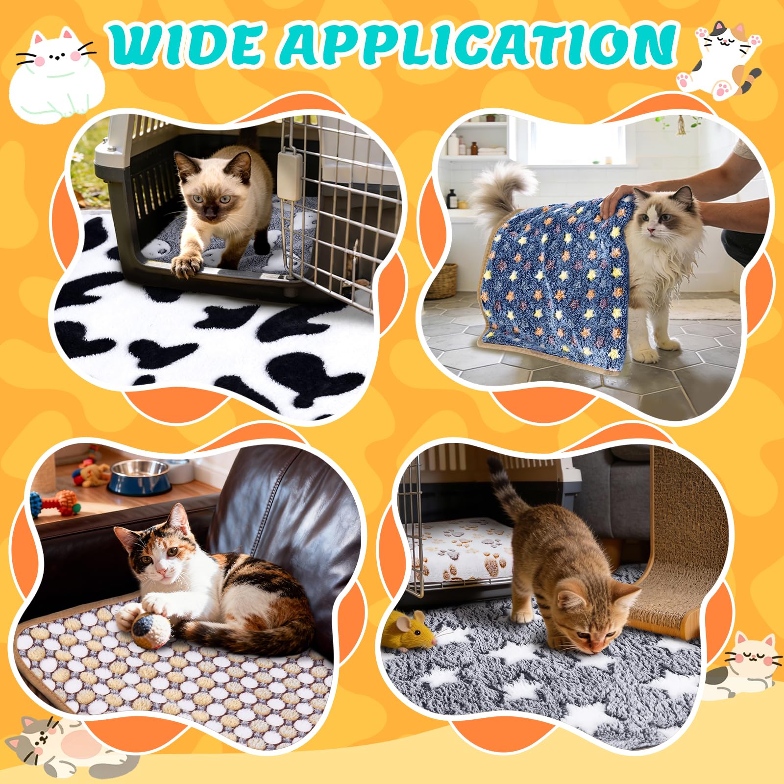 Multi purpose blanket can function as mat and cover