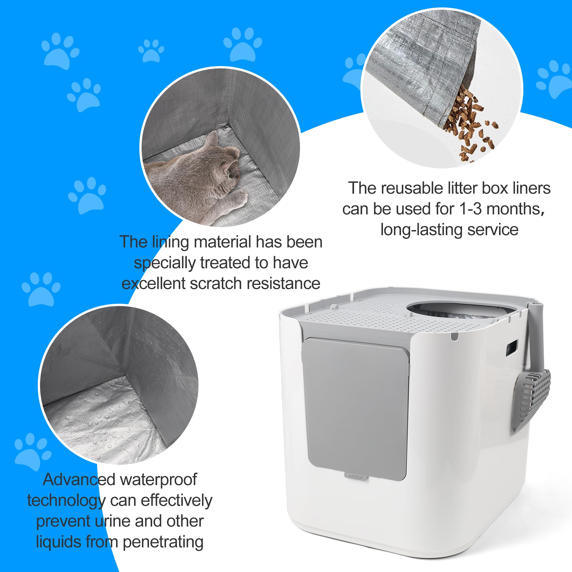 EKEPIN waterproof and scratch-resistant liner maintains a dry interior