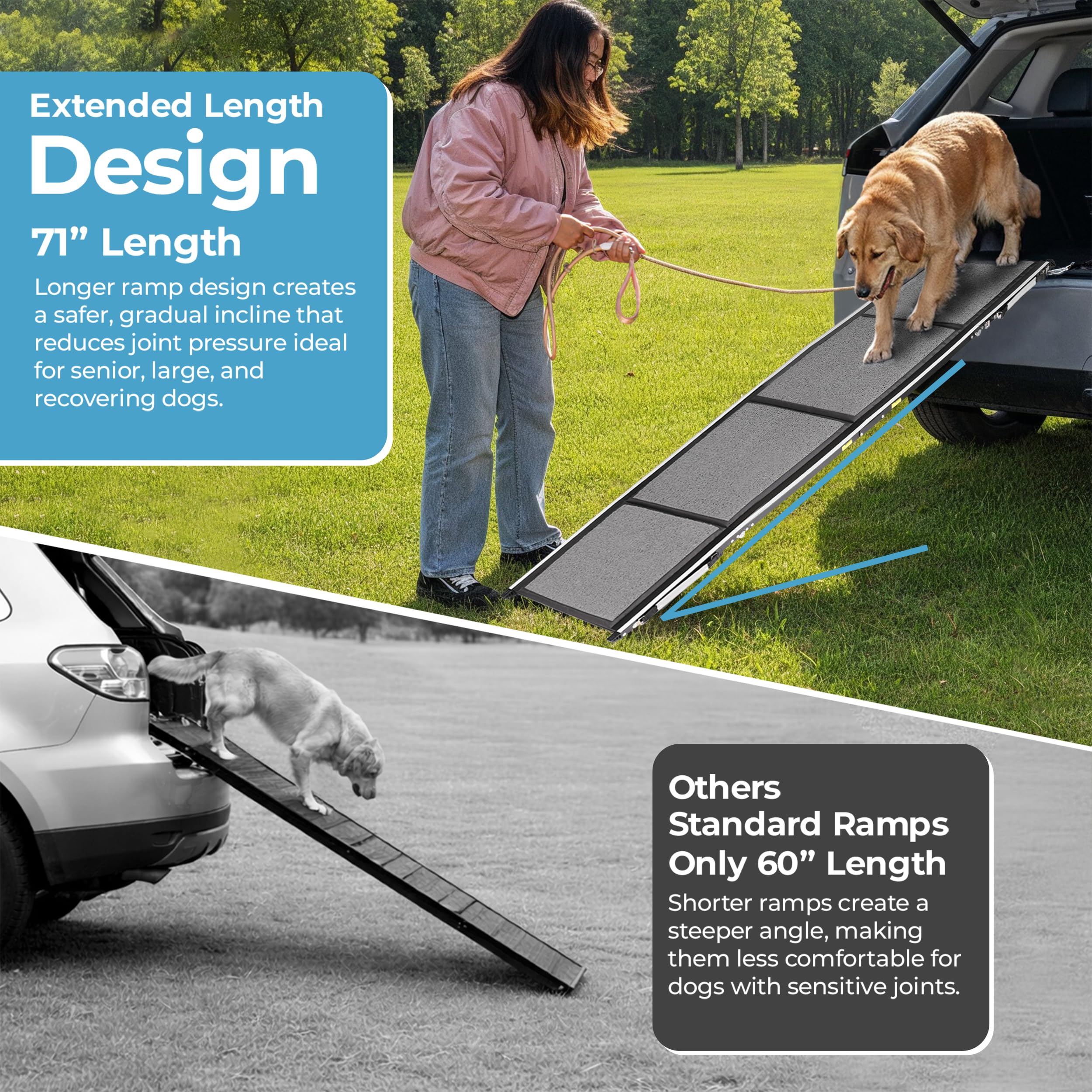EKING ELITE quad-fold design folds compactly for easy storage